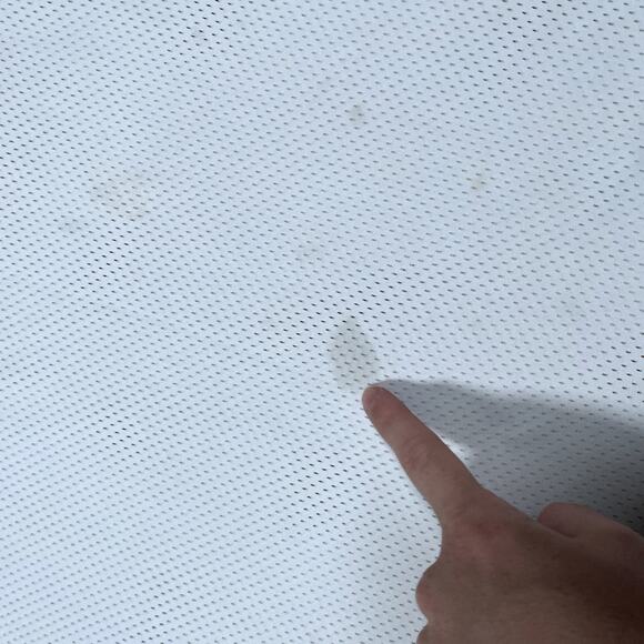 Michael Jordan Laney High School Jersey Size 56 Rare HTF True School Note Stains - Picture 9 of 11